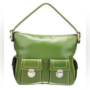 Marc Jacobs Green Leather Multipocket bag